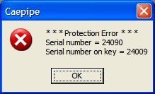 Wrong Serial Number