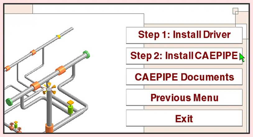 Installation Main Screen